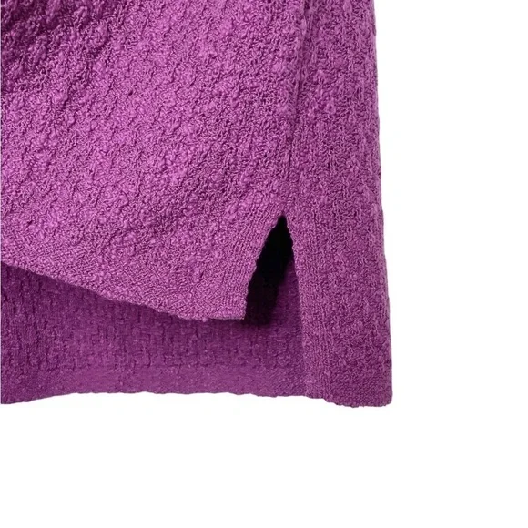 J. Jill Dimensional Elbow Sleeve Sweater Mulberry NWT - Picture 4 of 10
